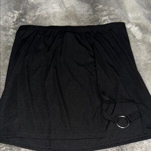 SHEIN Black Ruched Pencil Skirt Mini